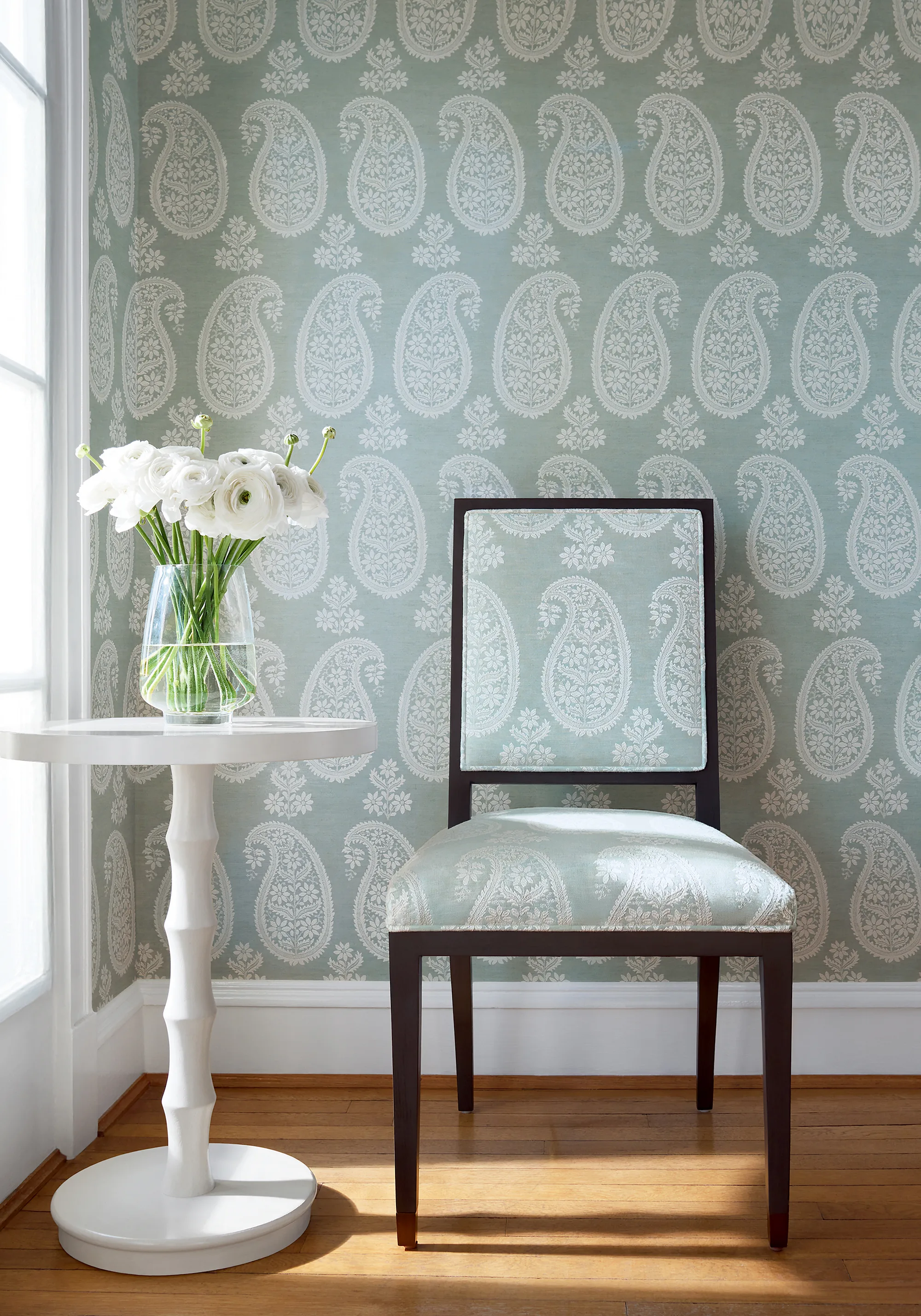 Anna French Campania Paisley in Sage (AW16112)