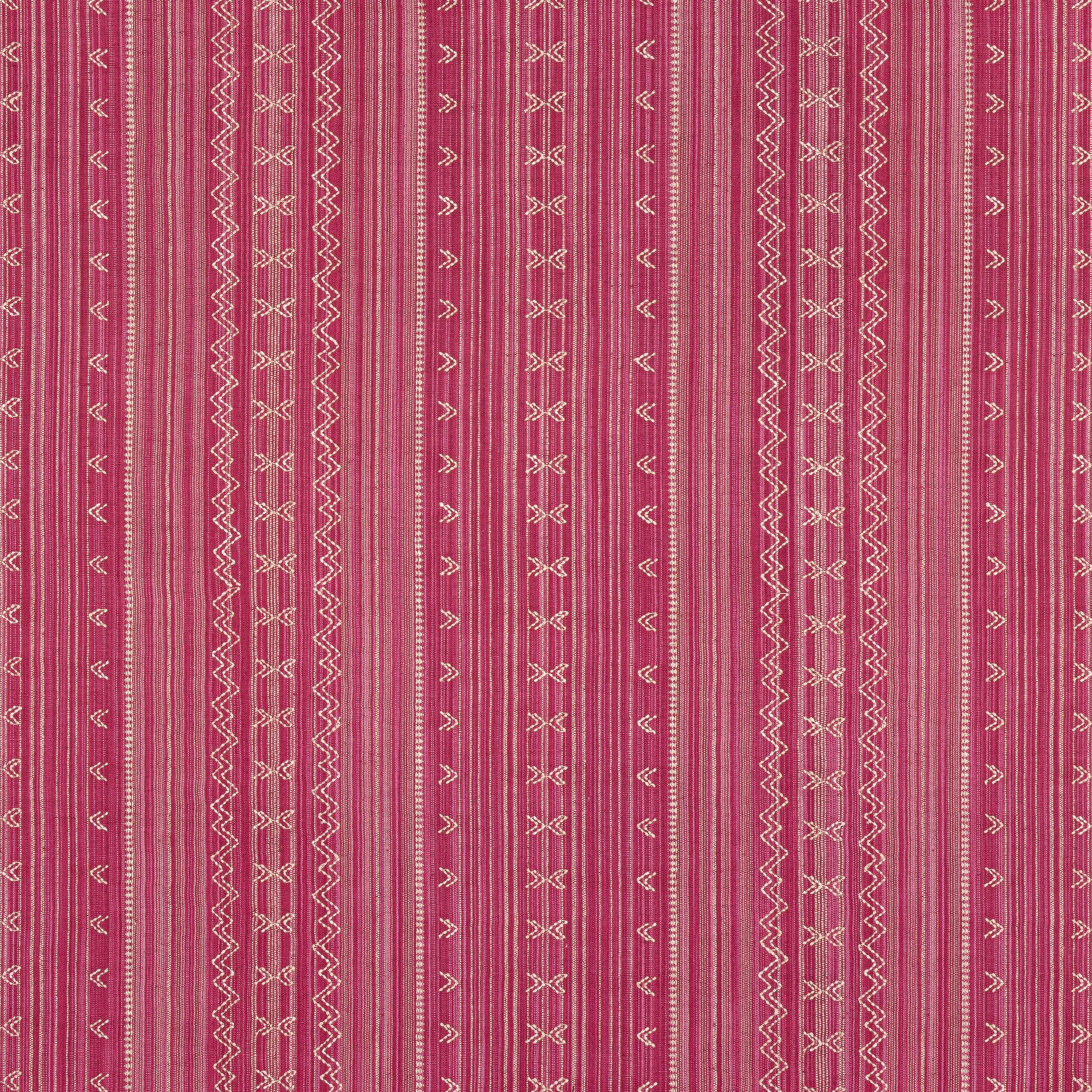 W736454 | Charter Stripe Embroidery – Raspberry