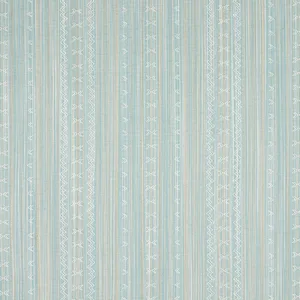 Thibaut Charter Stripe Embroidery in Seaglass (W736455)
