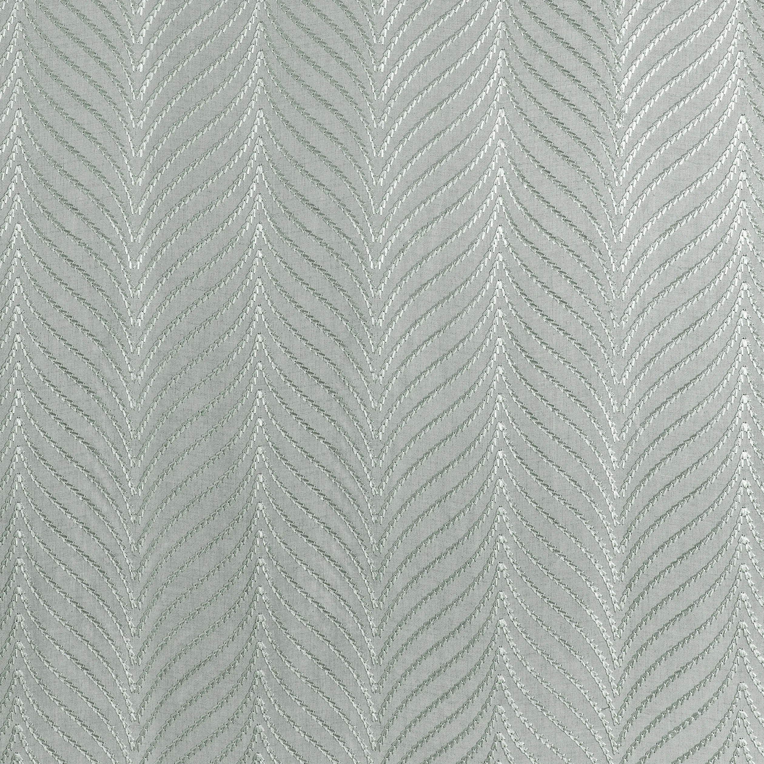 Thibaut Clayton Herringbone Embroidery in Light Grey (W775446)