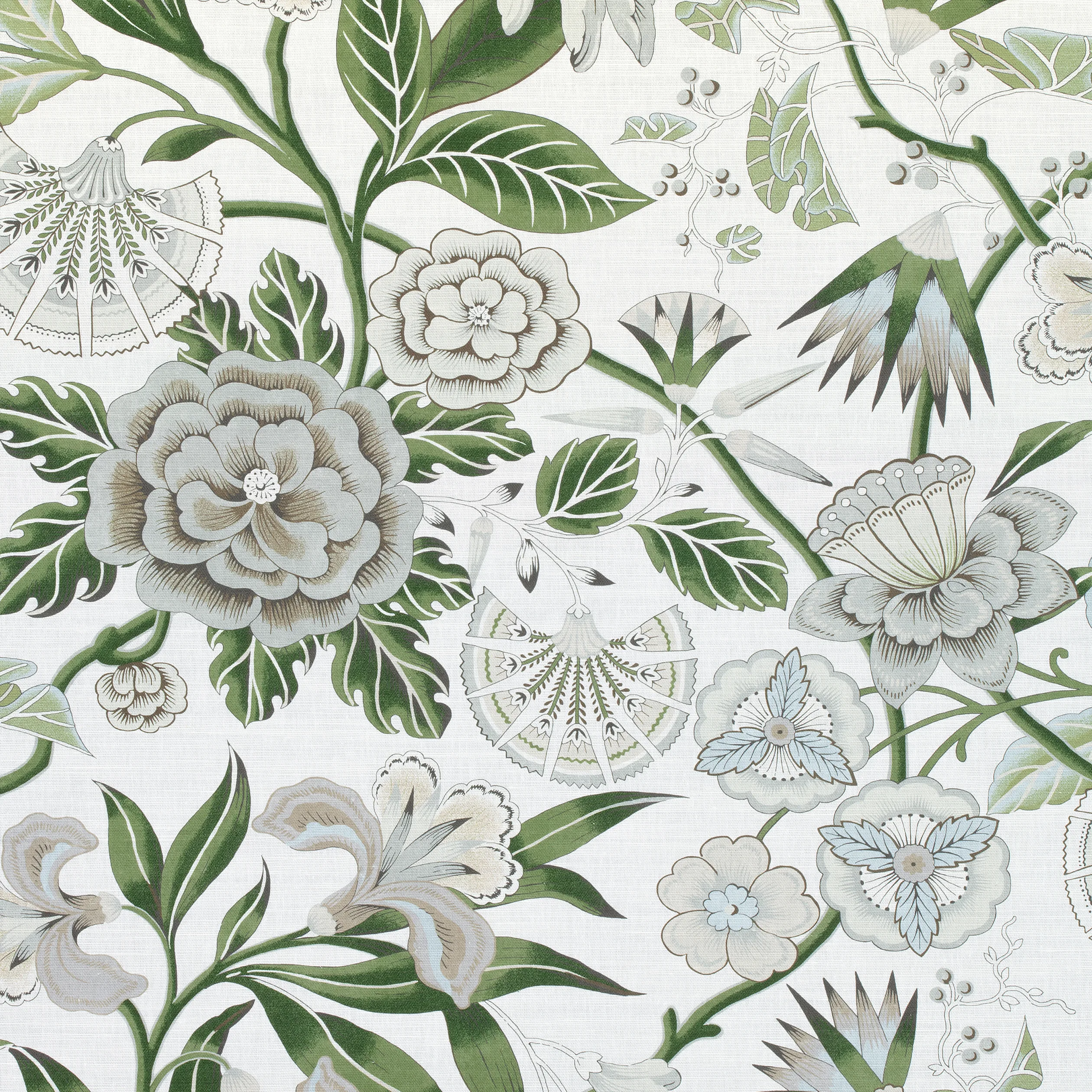 Anna French Cleo in Green and White (AF9622)
