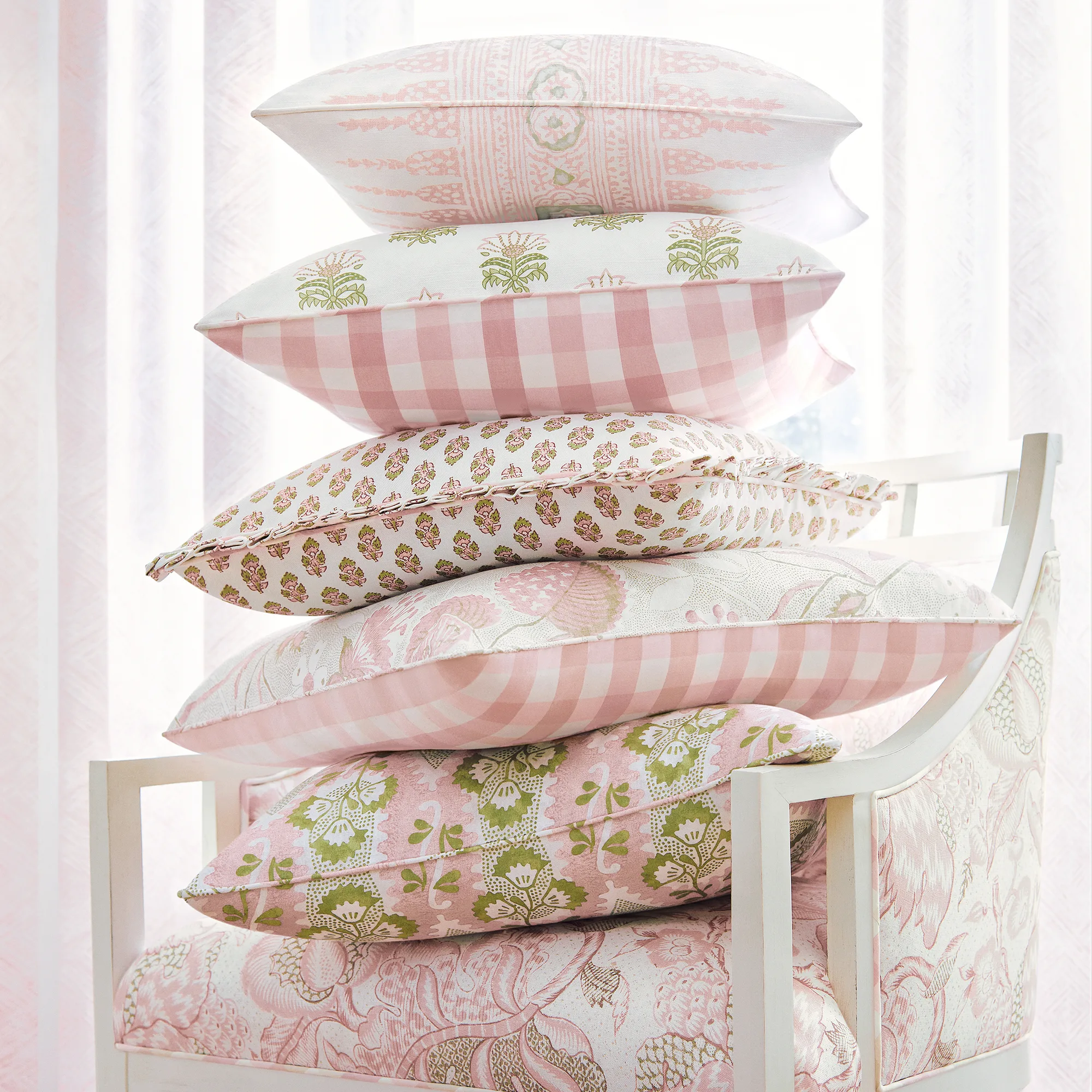 Anna French Clipperton Stripe in Blush (AF15127)