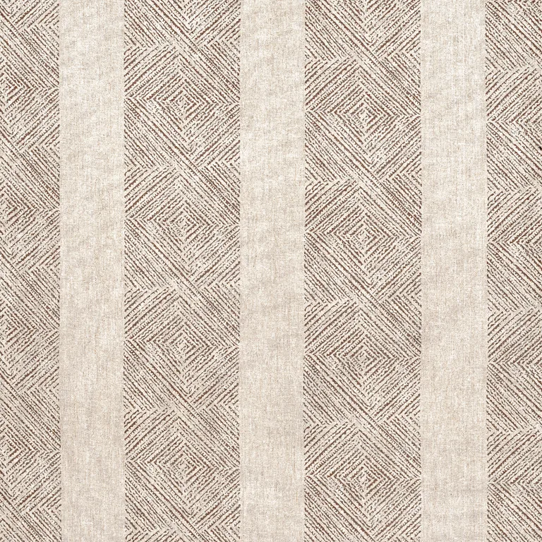 Anna French Clipperton Stripe in Brown on Natural (AF15130)