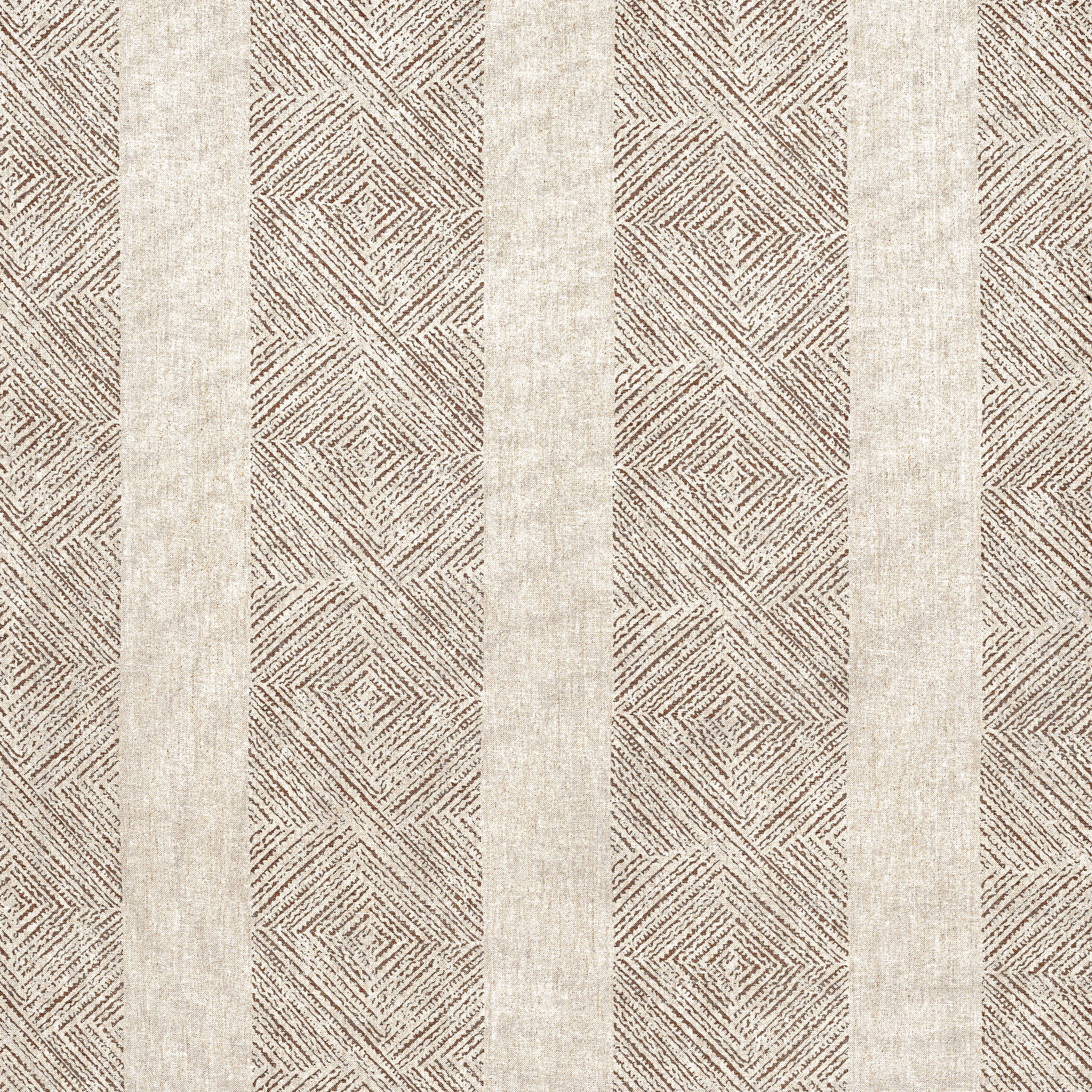 Anna French Clipperton Stripe in Brown on Natural (AF15130)