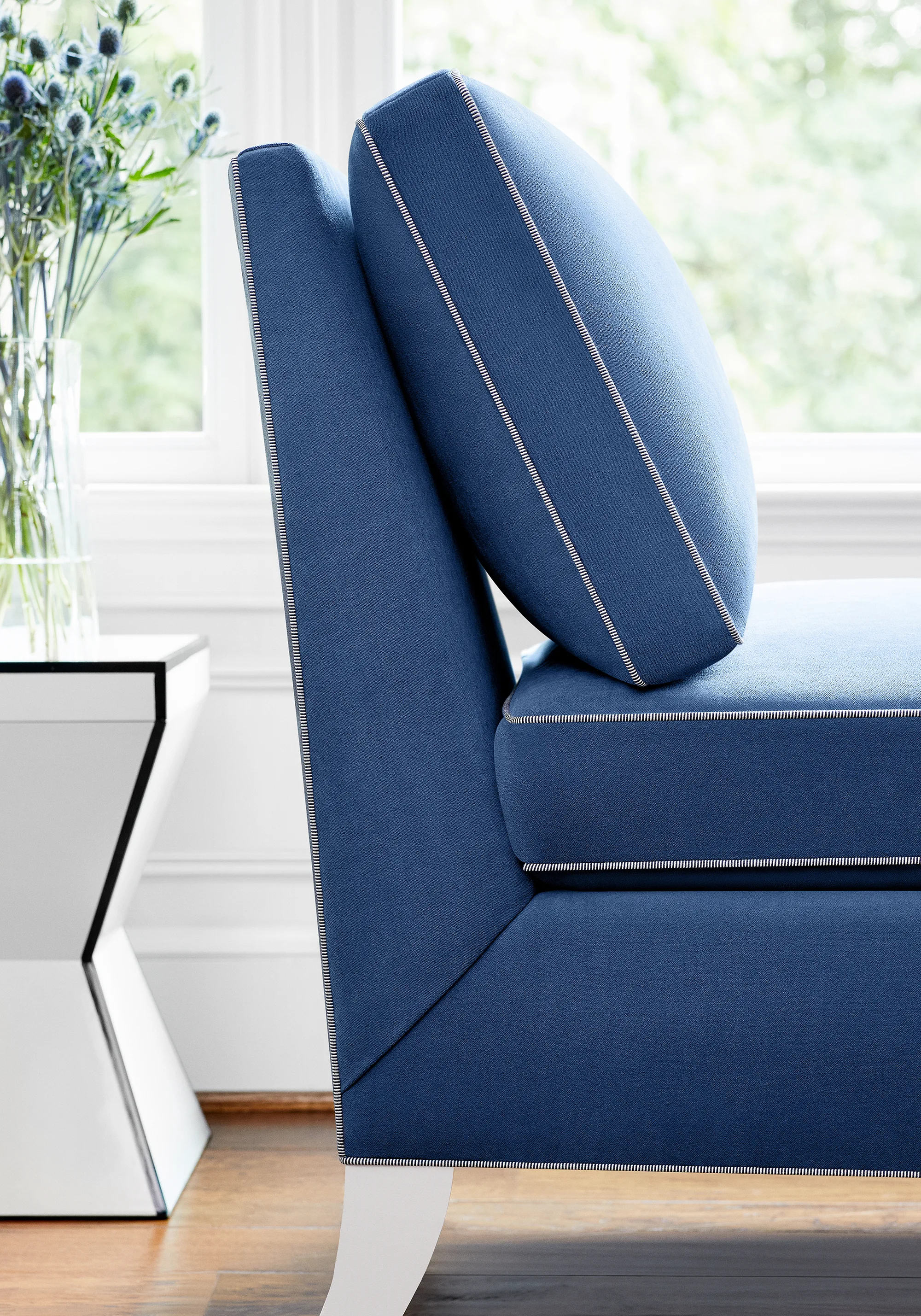 Thibaut Club Velvet in Cadet (W7241)