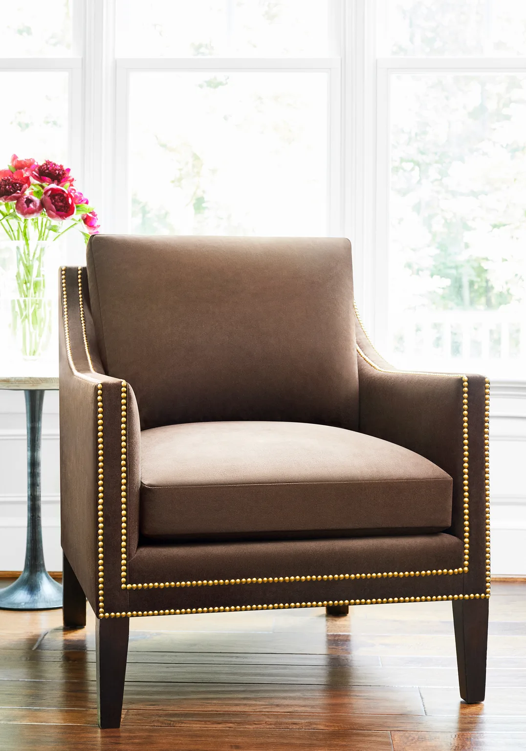 Thibaut Club Velvet in Espresso (W7227)
