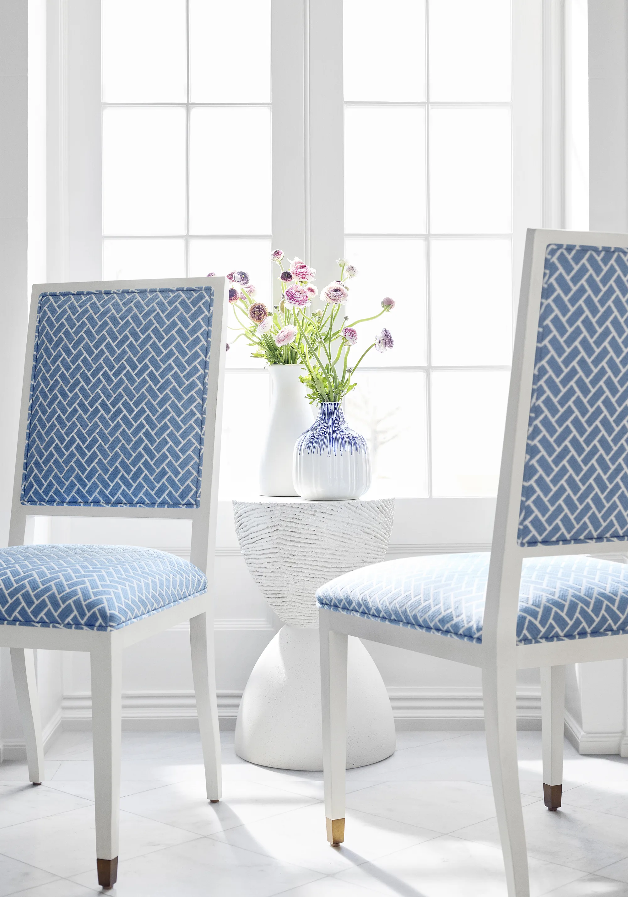 Thibaut Cobblestone in Cornflower (W74221)