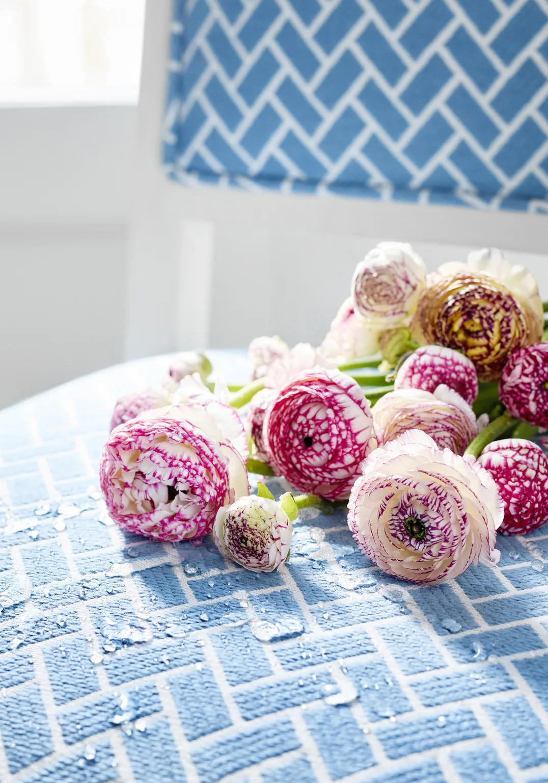 Thibaut Cobblestone in Cornflower (W74221)