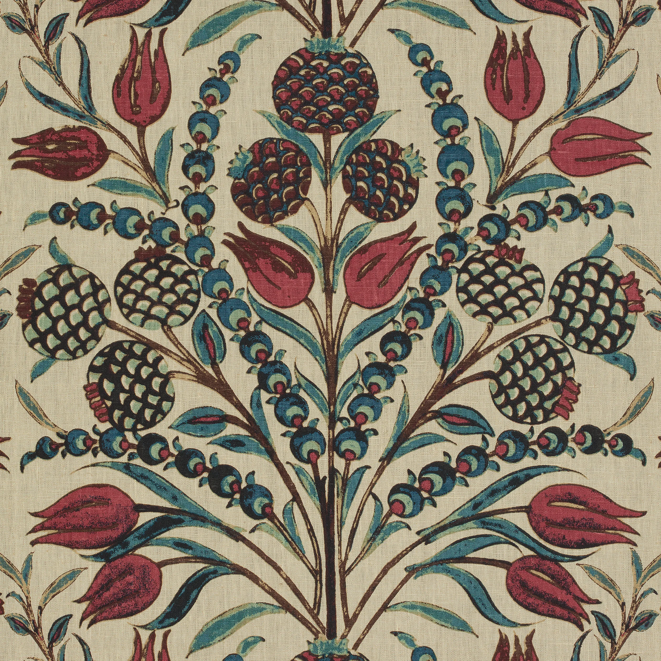F972601 | Corneila – Red and Teal