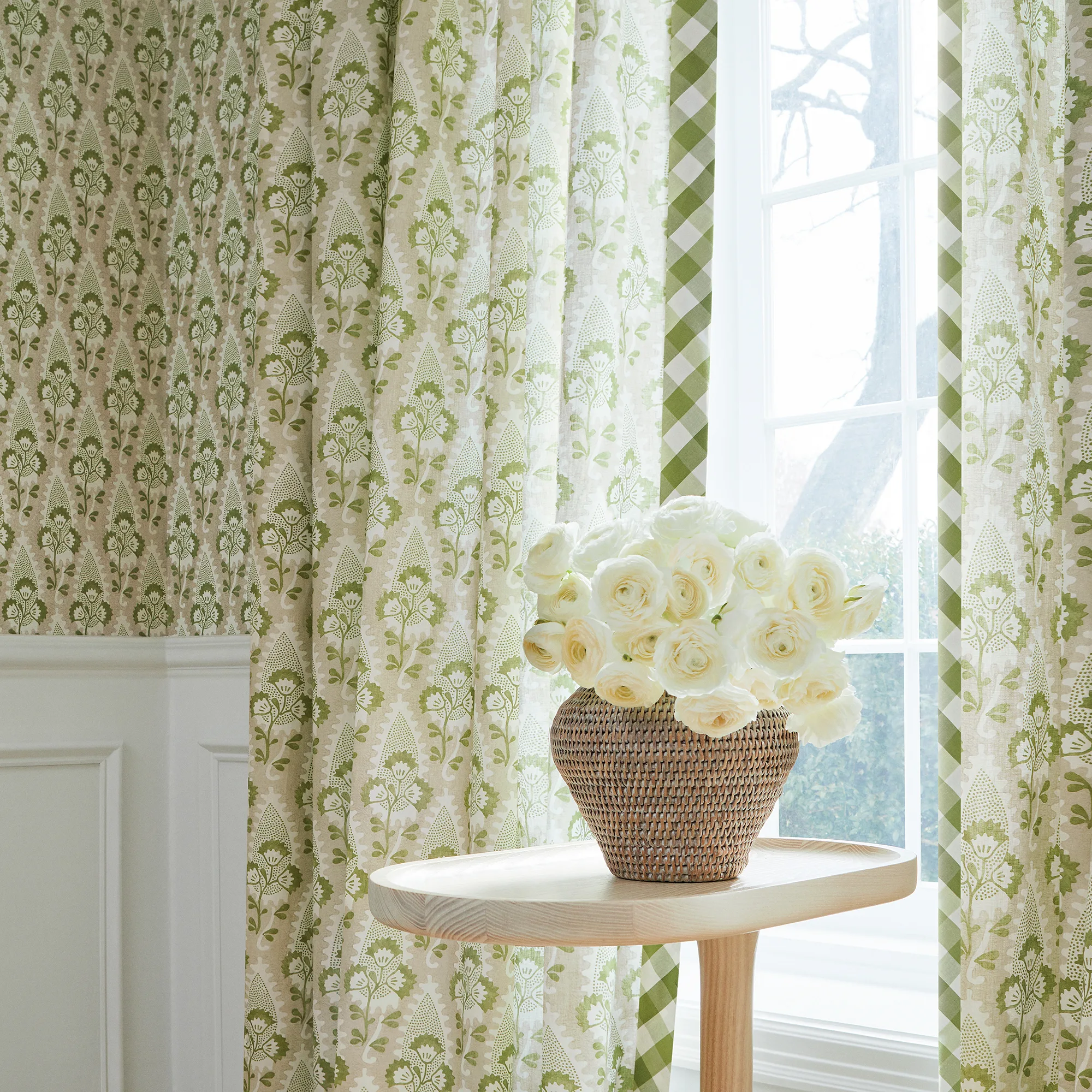 Anna French Cornwall in Green and Beige (AF15121)