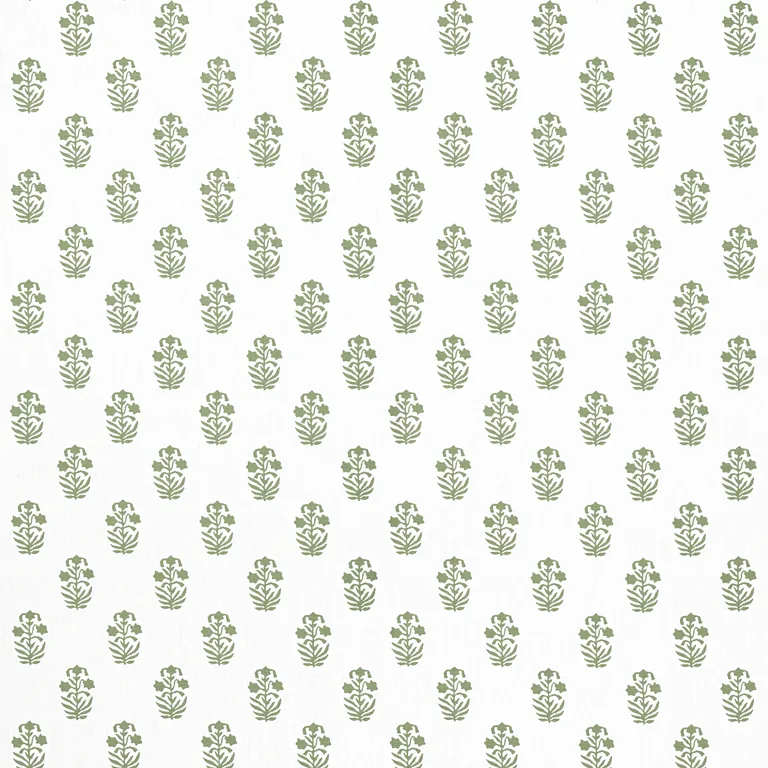 Thibaut Corwin in Green on White (F936402)