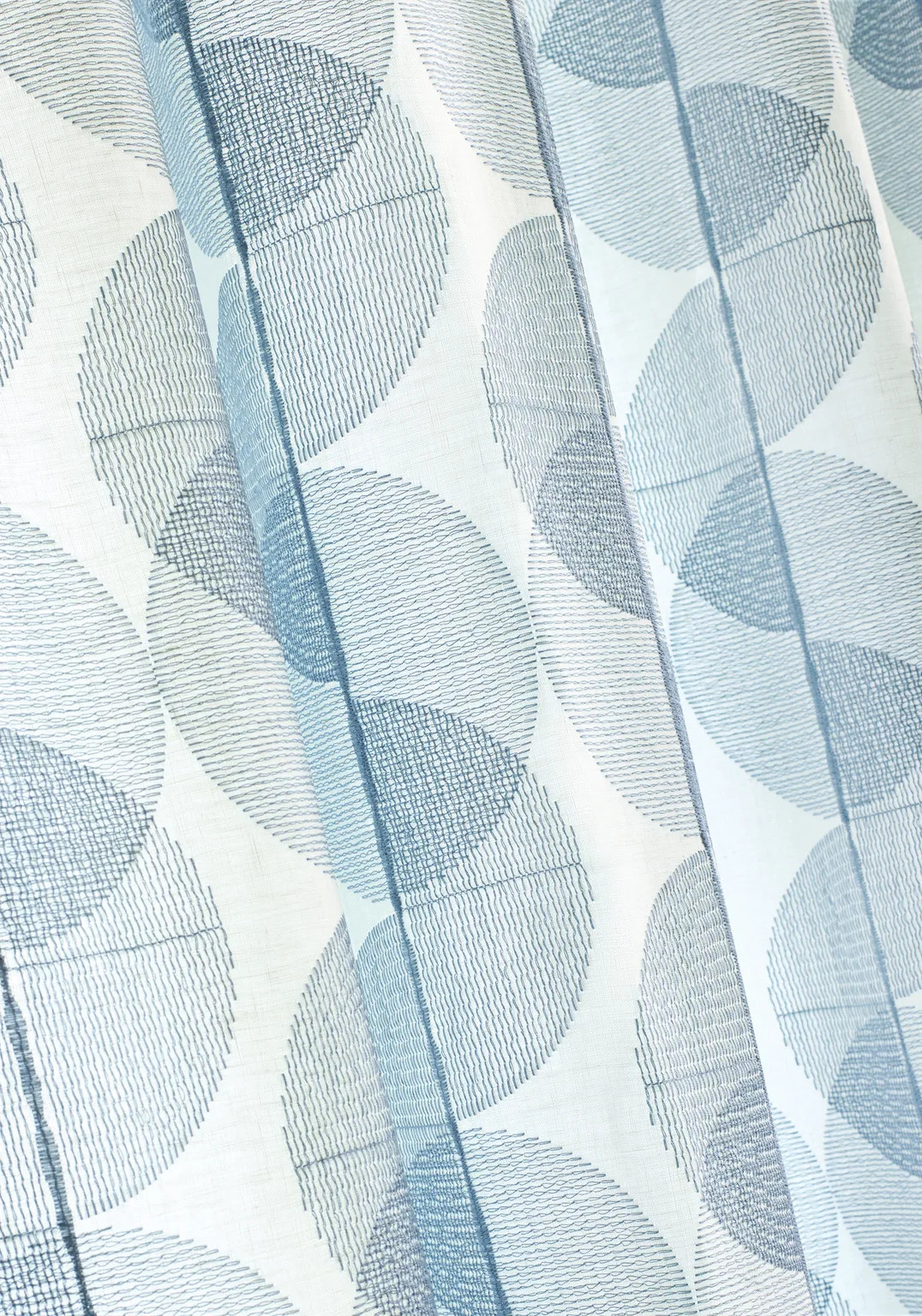 Thibaut Cyclone Embroidery in Ocean (FWW8256)