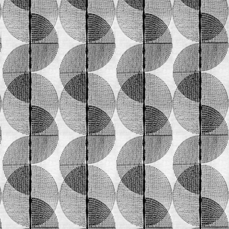 Thibaut Cyclone Embroidery in Onyx (FWW8255)