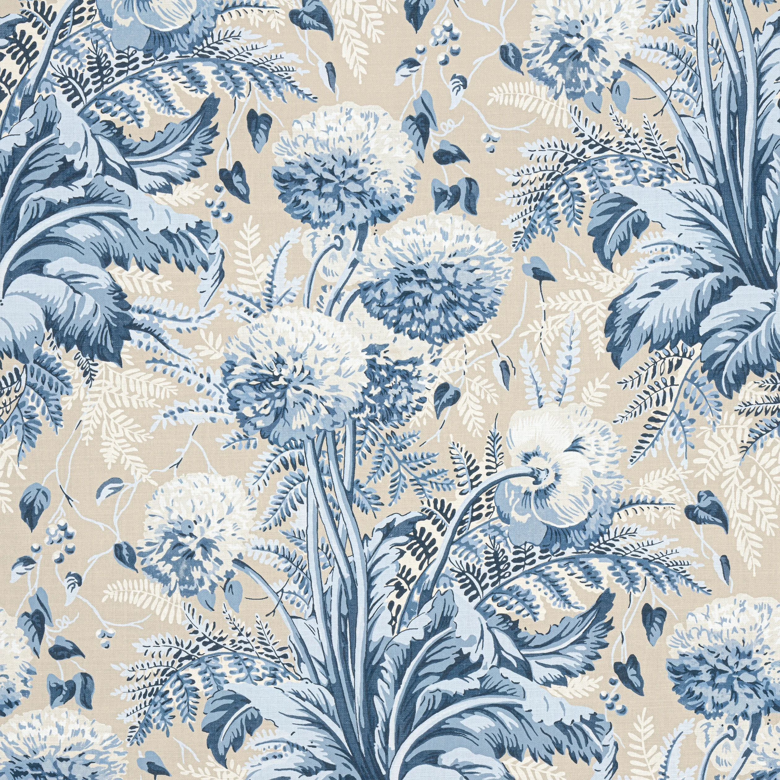 AF24540 | Dahlia – Navy on Linen
