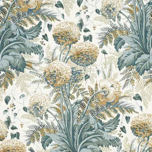 Anna French Dahlia in Soft Gold on Cream (AF24539)