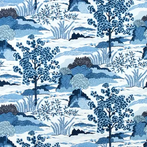 Thibaut Daintree in Blue on White (F985044)
