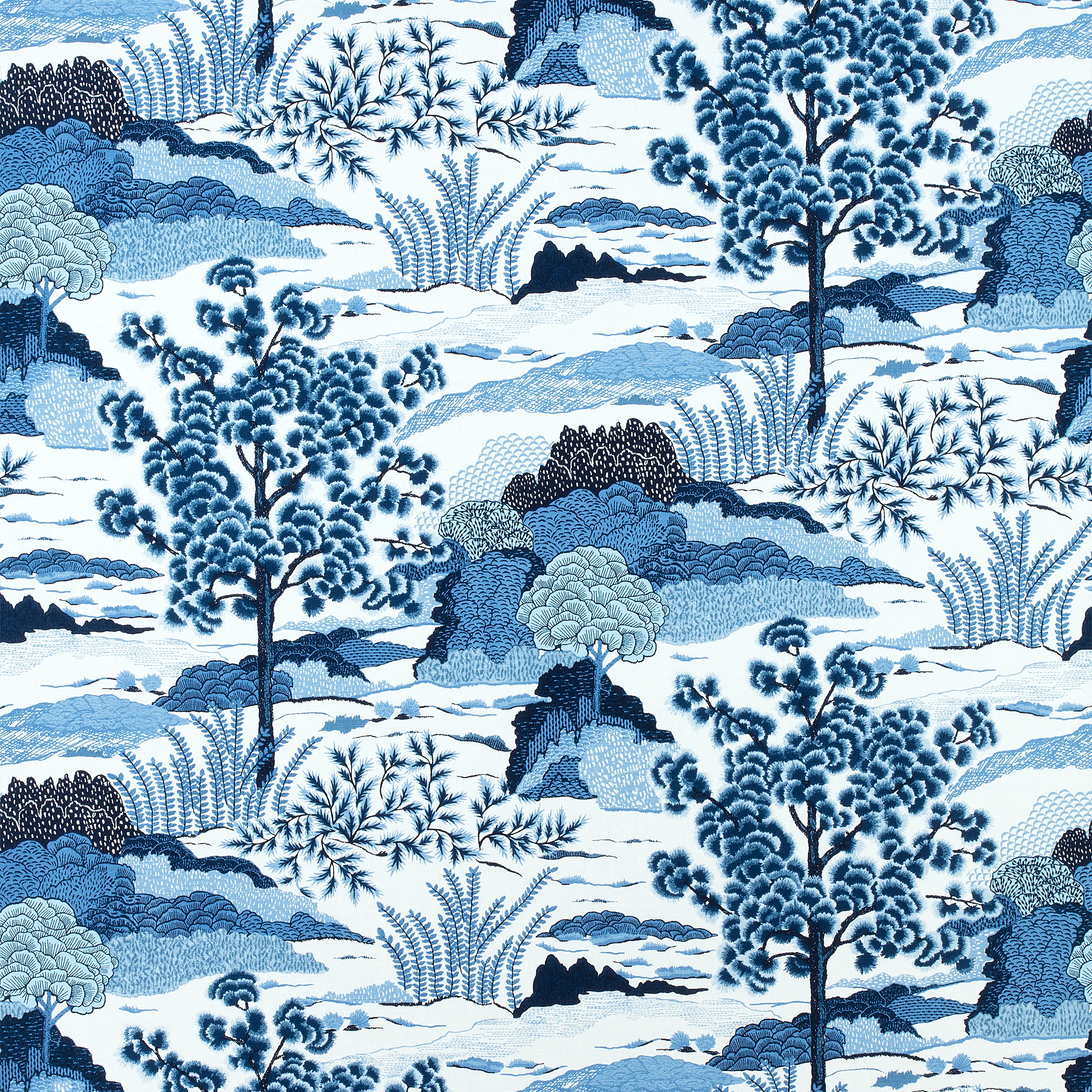F985044 | Daintree – Blue on White