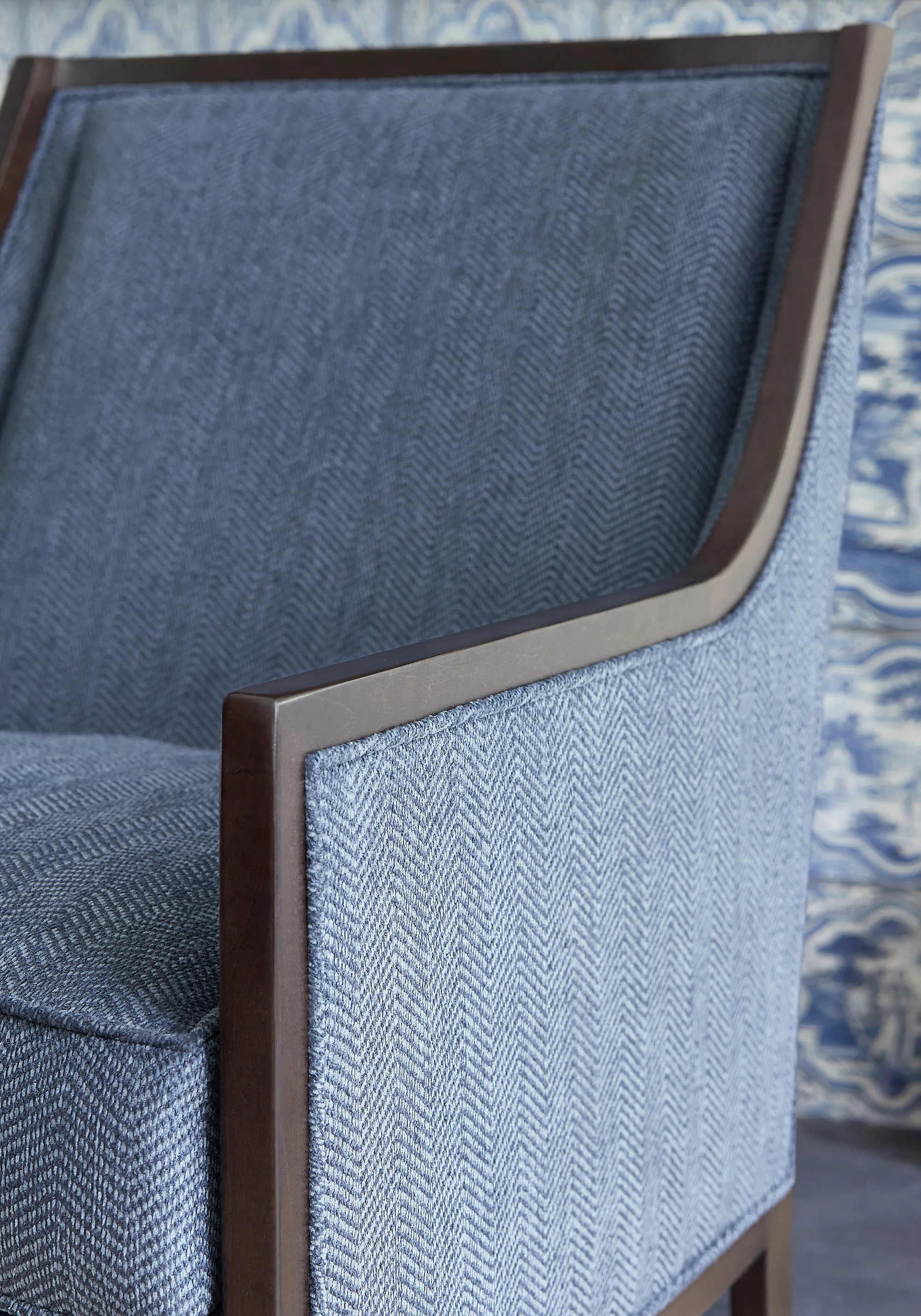 Thibaut Dalton Herringbone in Cadet (W80626)