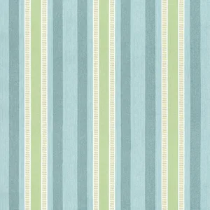 Anna French Dearden Stripe in Turquoise and Green (AW23152)