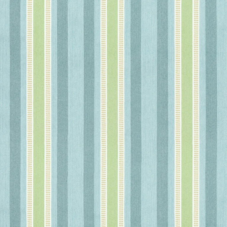 Anna French Dearden Stripe in Turquoise and Green (AW23152)