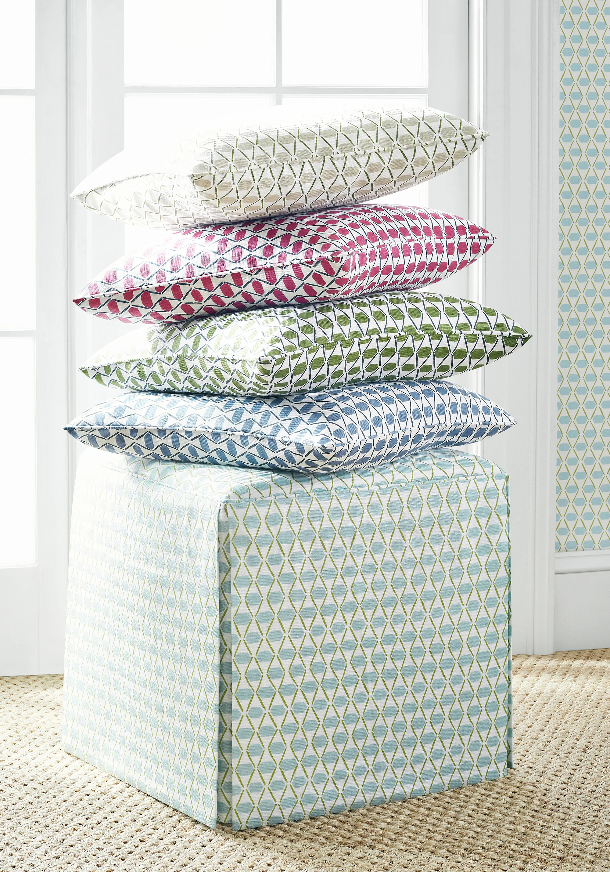 Thibaut Denver in Spa Blue and Green (F914328)