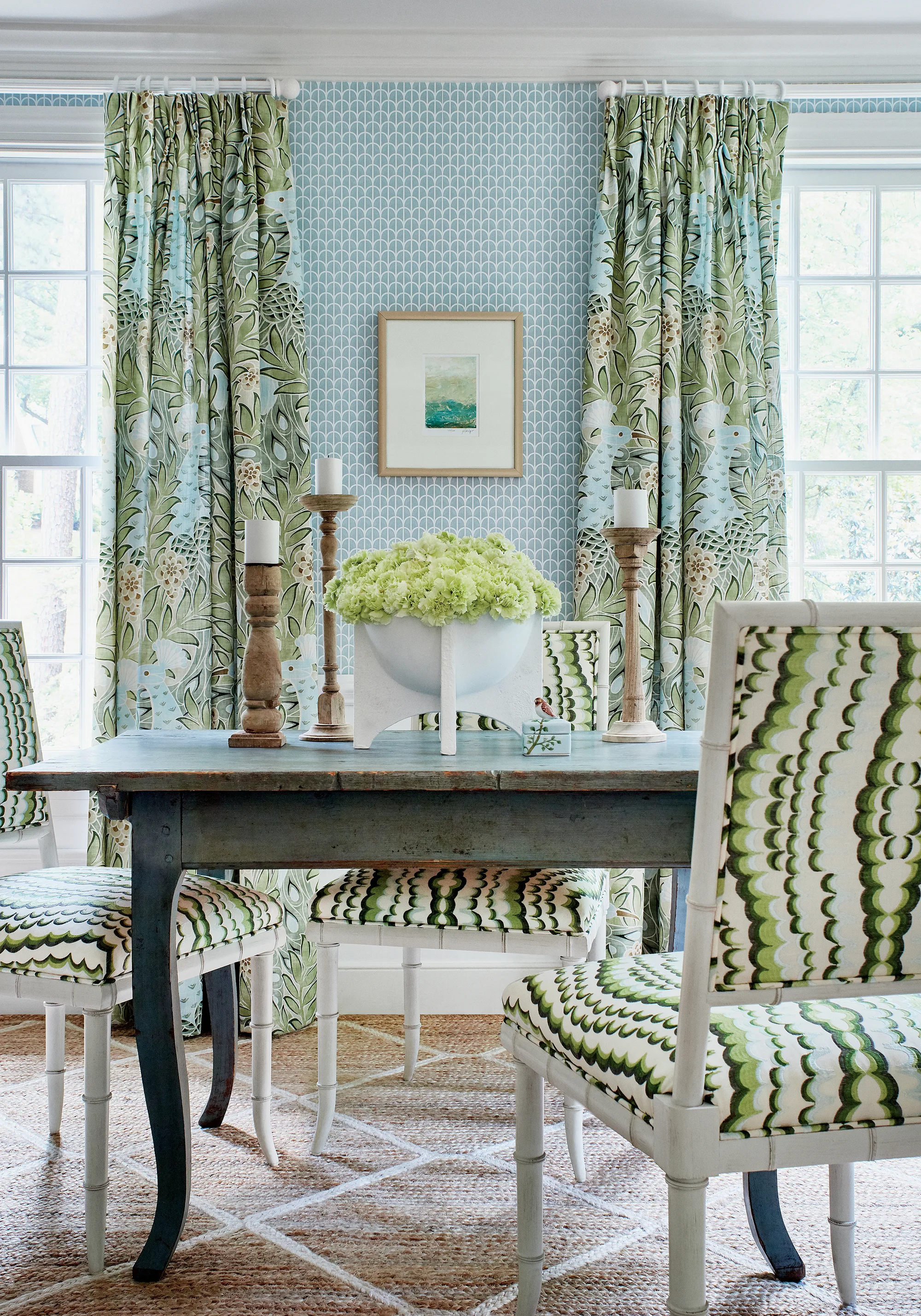 Thibaut Desmond in Aqua and Green (F92922)