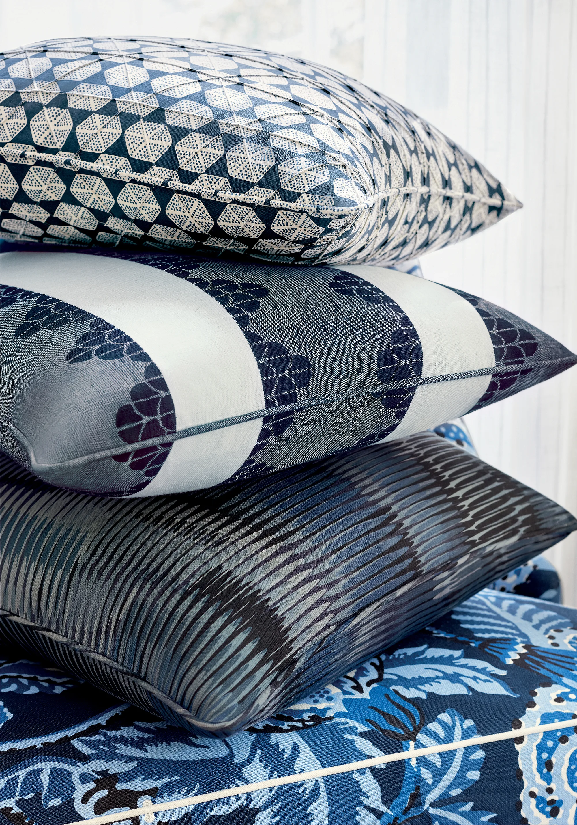 Thibaut Dhara Stripe in Navy (F92938)