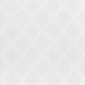 Thibaut Diamond Head Embroidery in White (W785013)