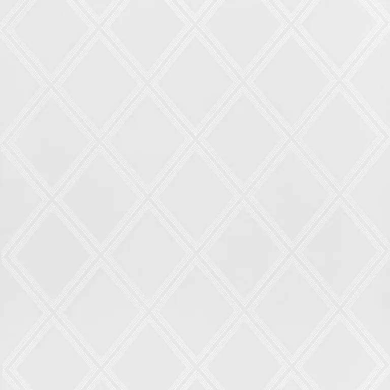 Thibaut Diamond Head Embroidery in White (W785013)