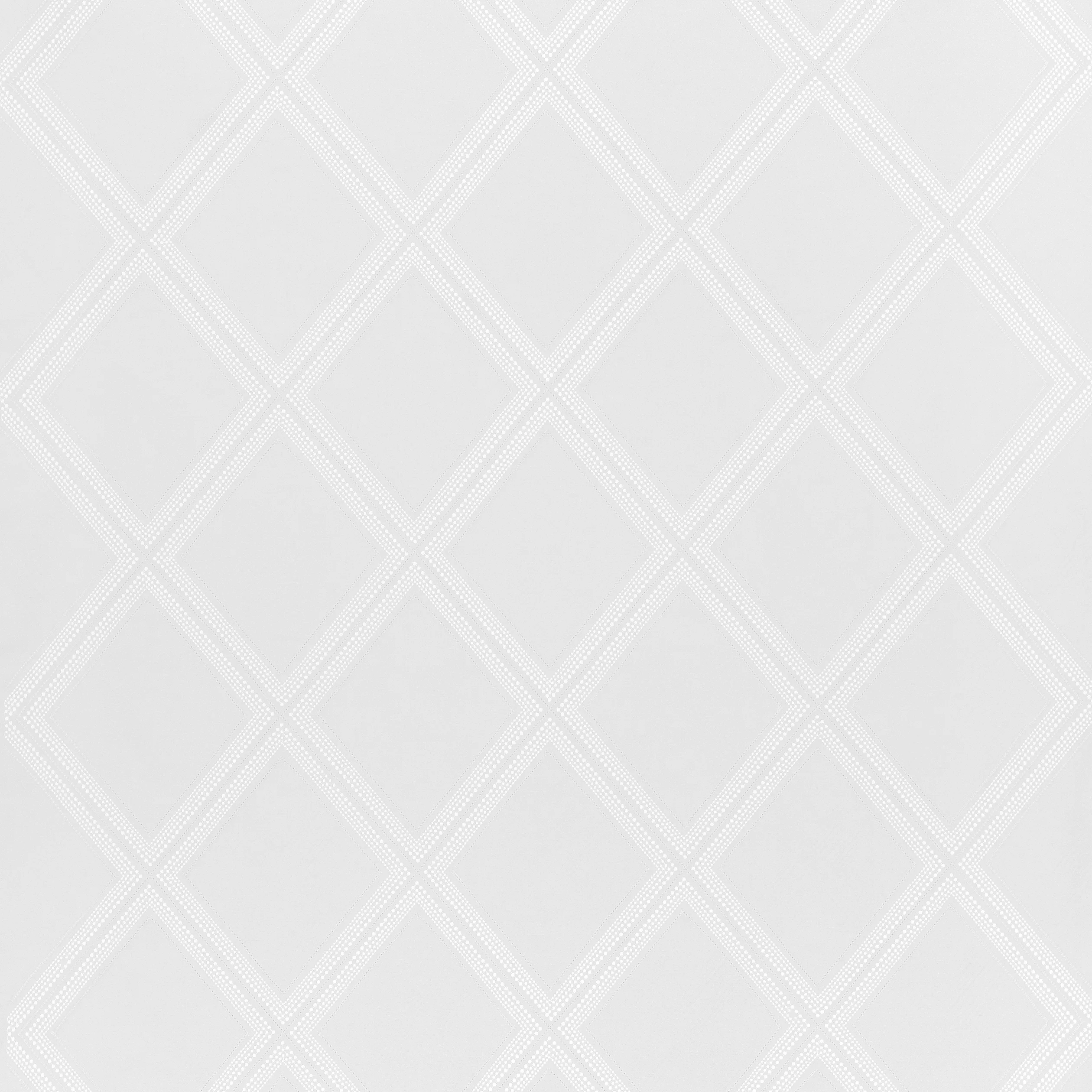 Thibaut Diamond Head Embroidery in White (W785013)