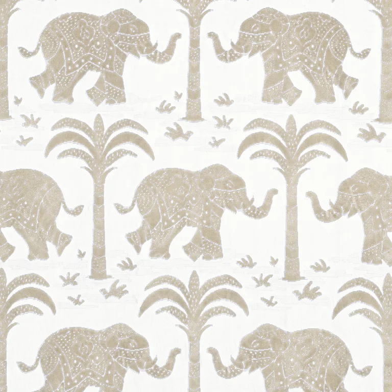 Thibaut Elephant Velvet in Beige (W716205)