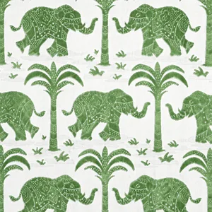 Thibaut Elephant Velvet in Green (W716201)