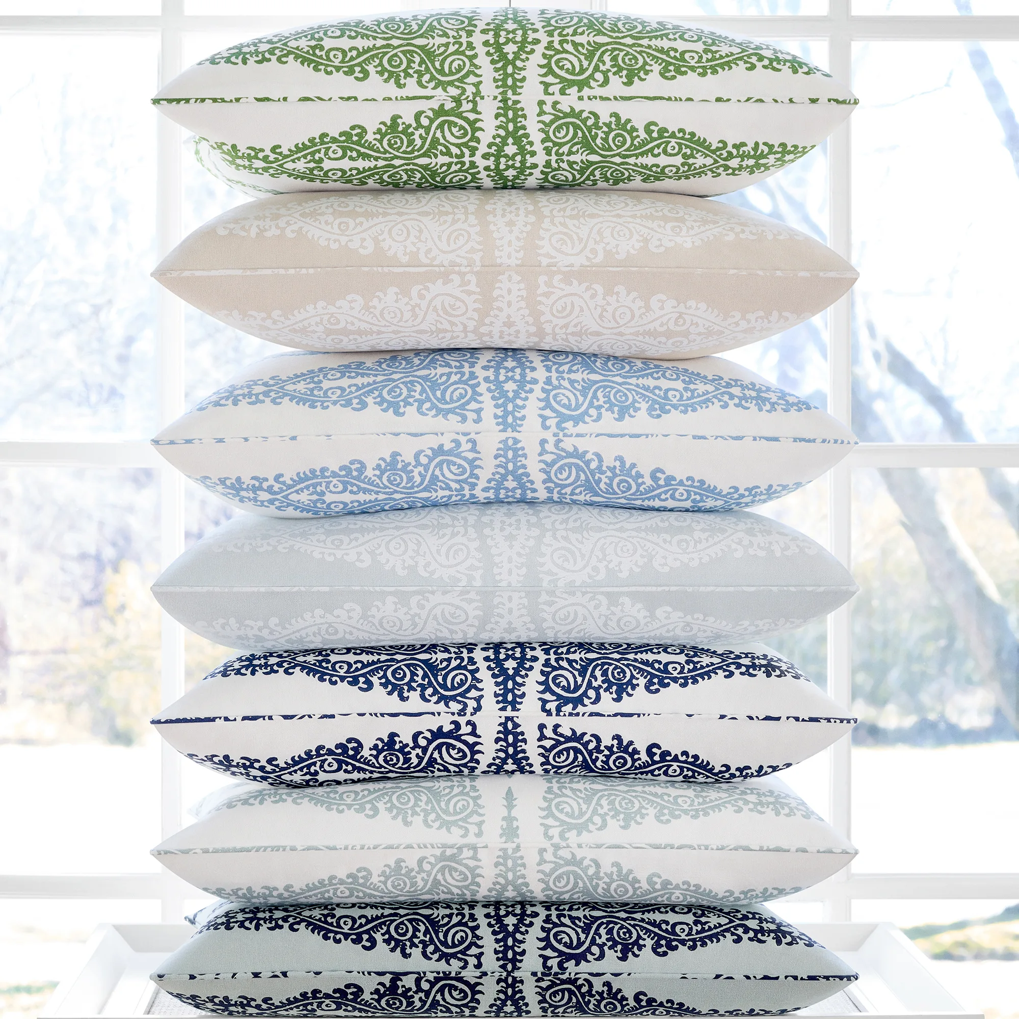 Anna French Ellery Stripe in Navy on White (AF24547)