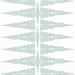Anna French Ellery Stripe in Robin's Egg on White (AF24544)