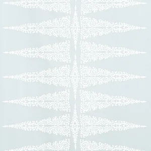 Anna French Ellery Stripe in White on Soft Blue (AF24542)
