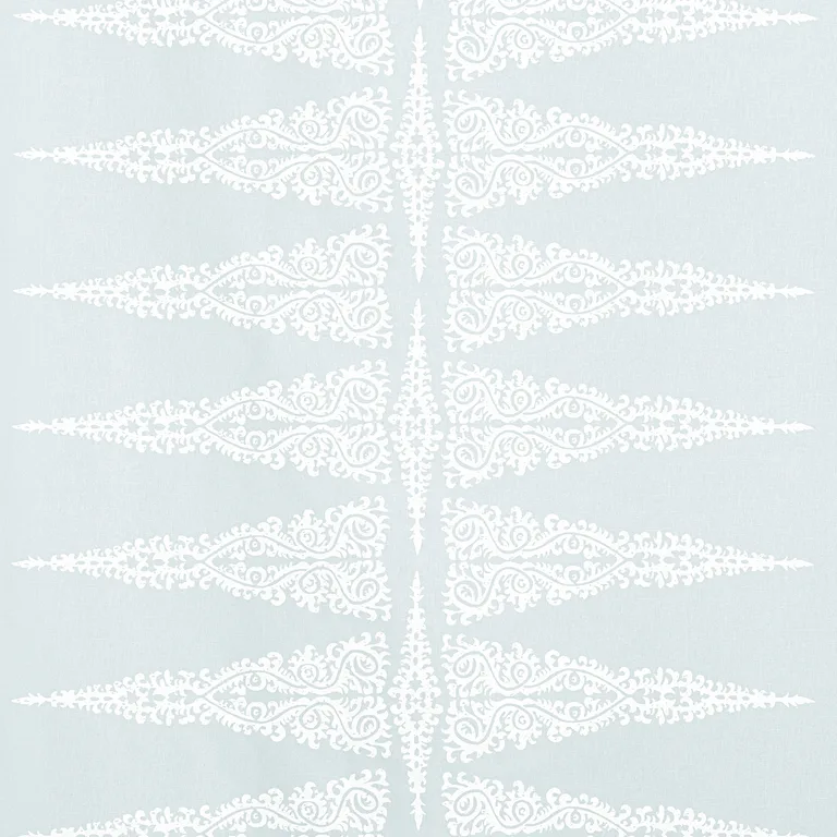 Anna French Ellery Stripe in White on Soft Blue (AF24542)