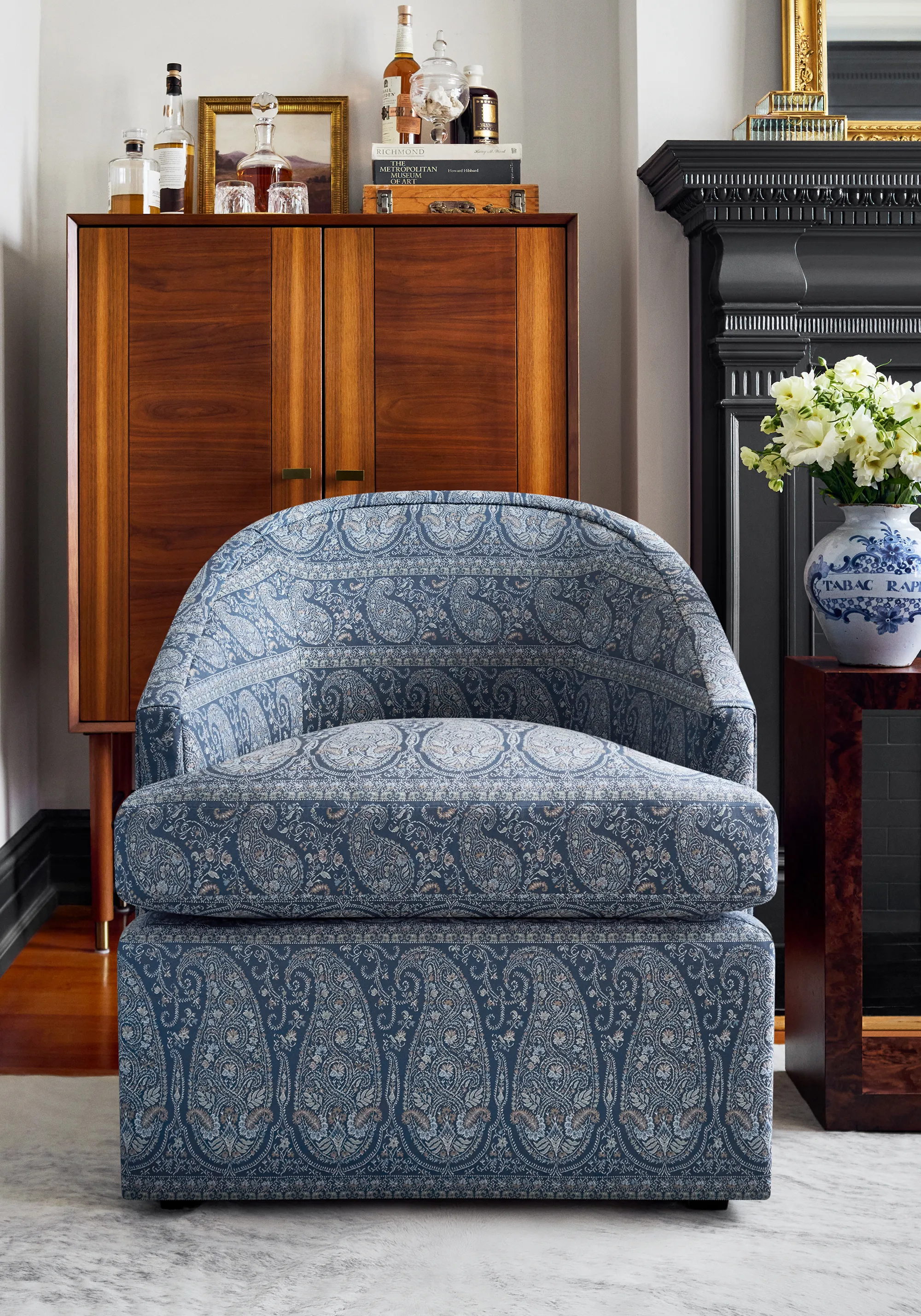 Thibaut Emalin Paisley in Cadet (W711334)