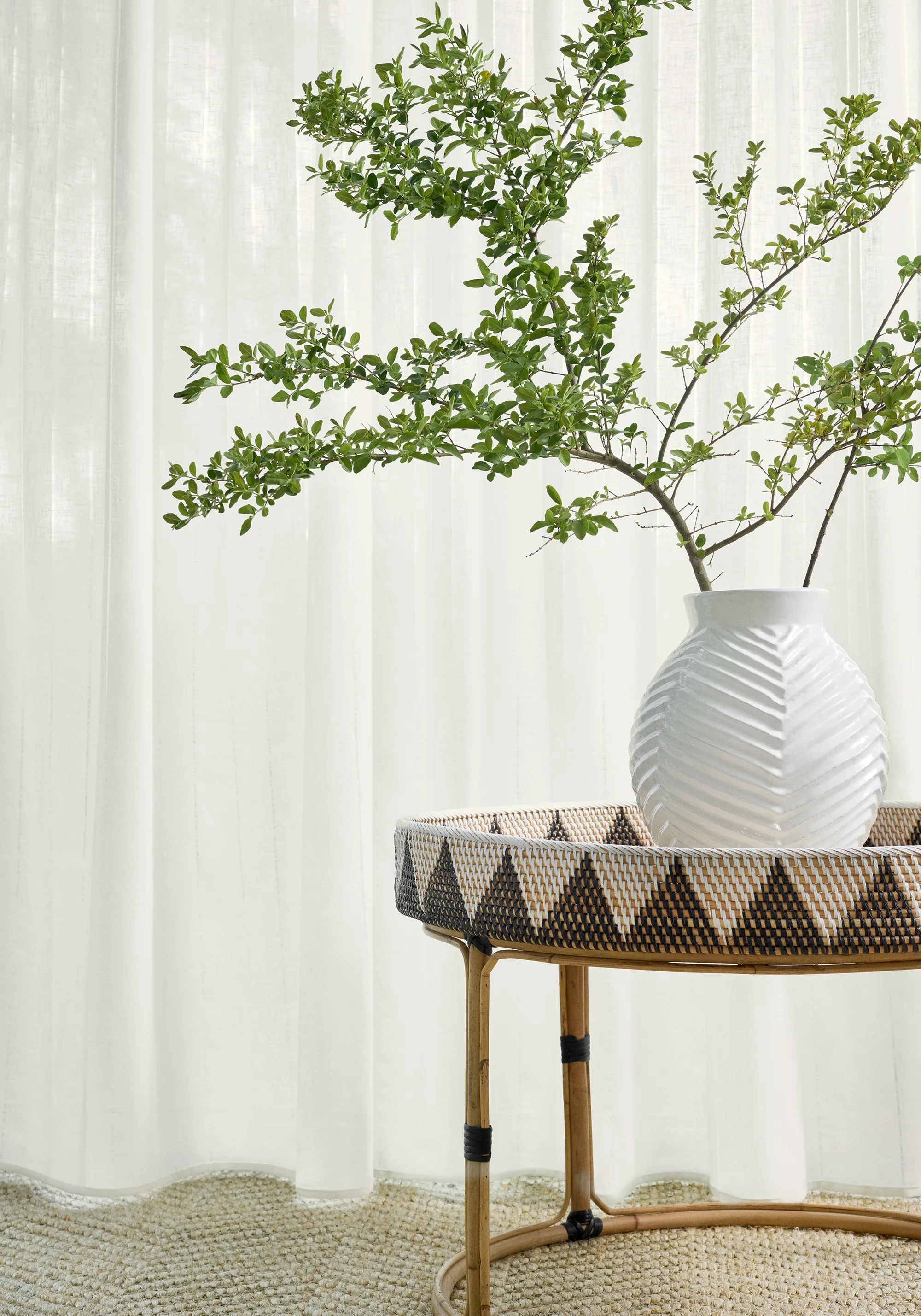 Thibaut Erba Stripe in Ivory (FWW8242)
