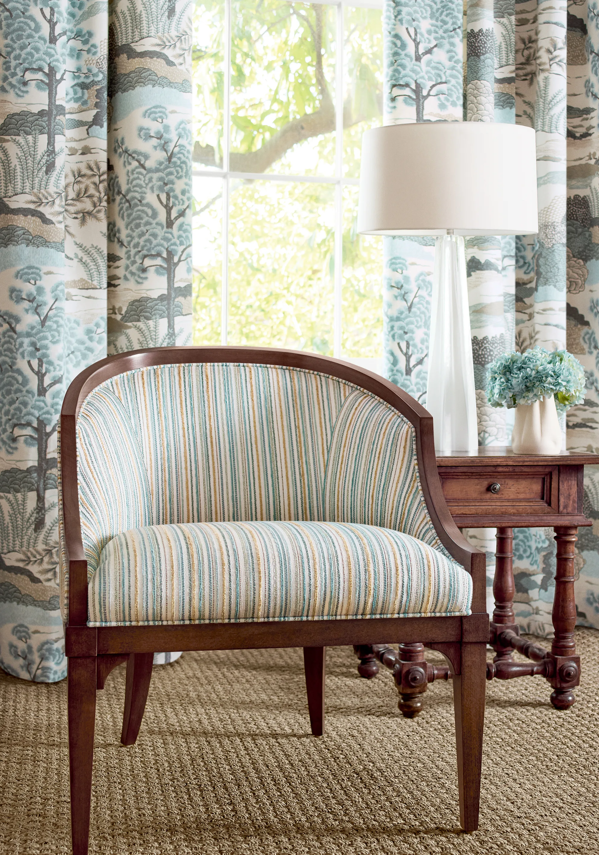 Thibaut Ernie Stripe in Mineral (W81943)