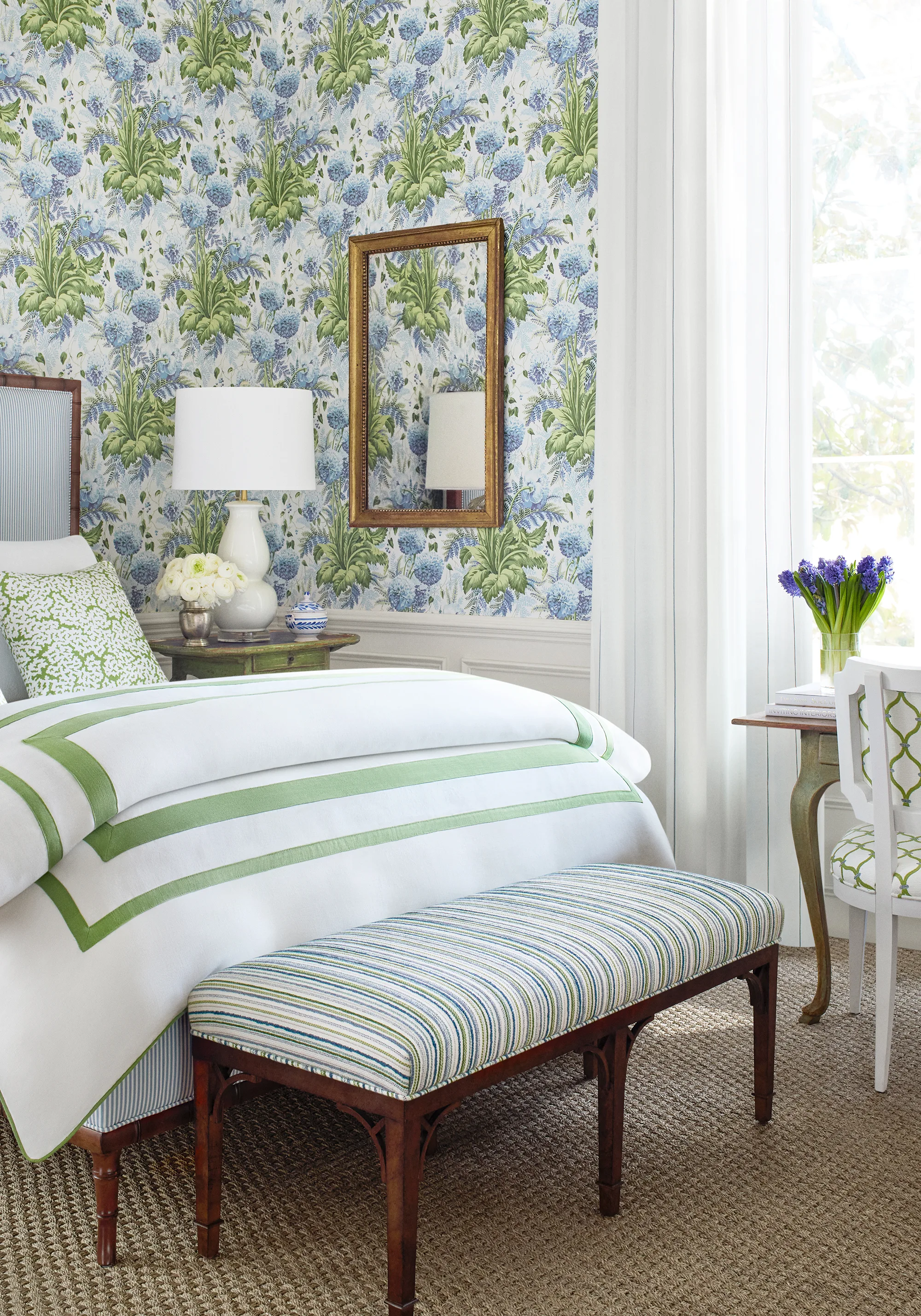 Thibaut Ernie Stripe in Whirlpool (W81945)