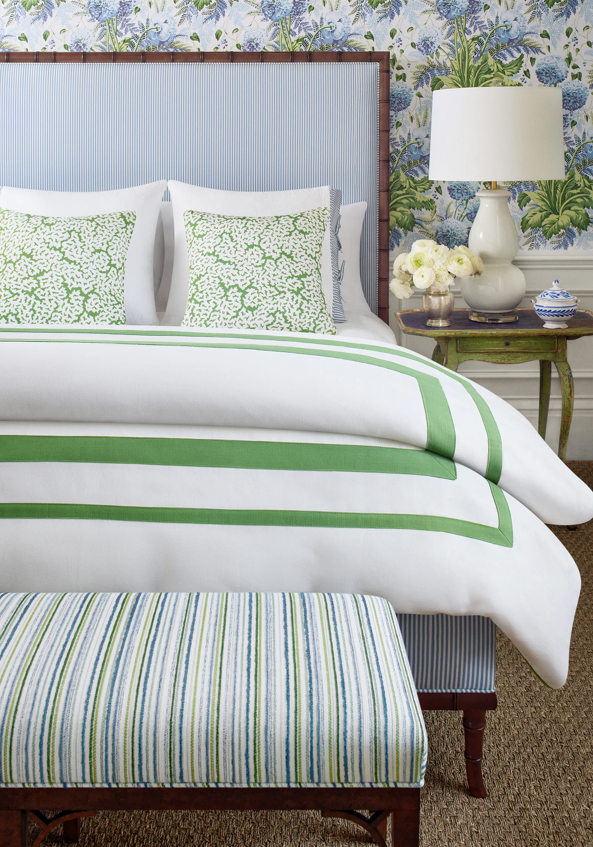 Thibaut Ernie Stripe in Whirlpool (W81945)