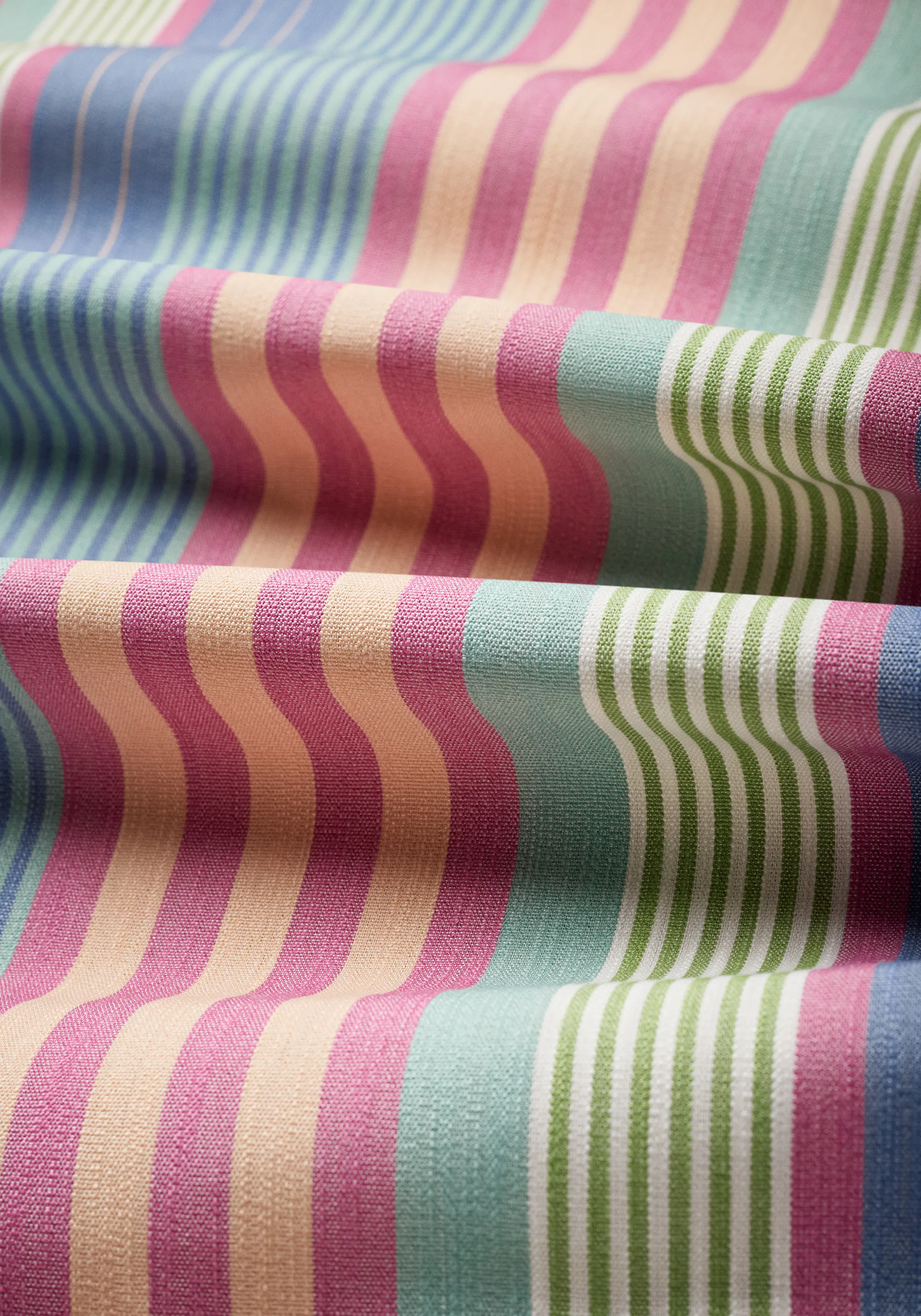 Thibaut Esprit Stripe in Cornflower and Peony (W81700)