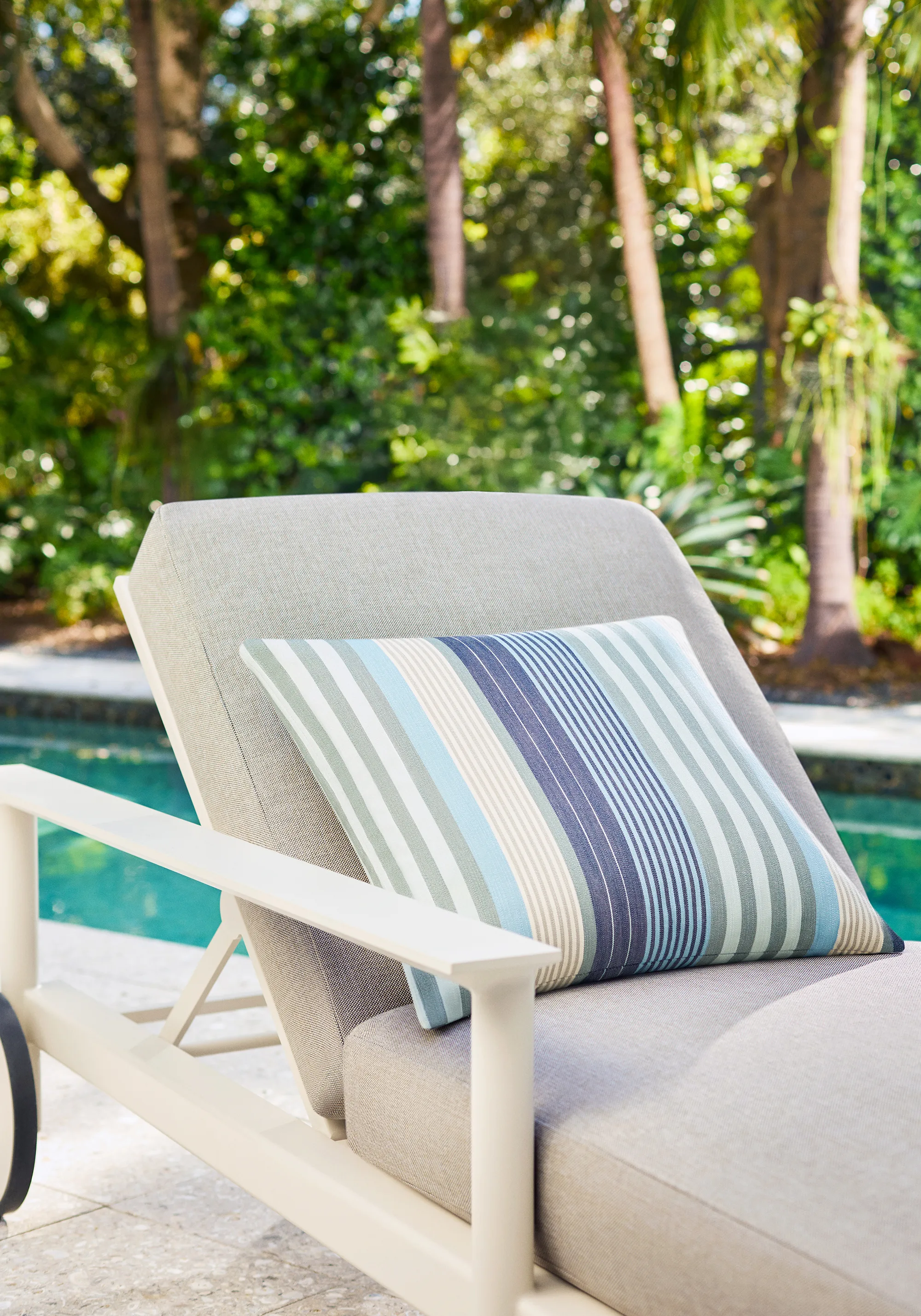 Thibaut Esprit Stripe in Navy and Sky (W81704)