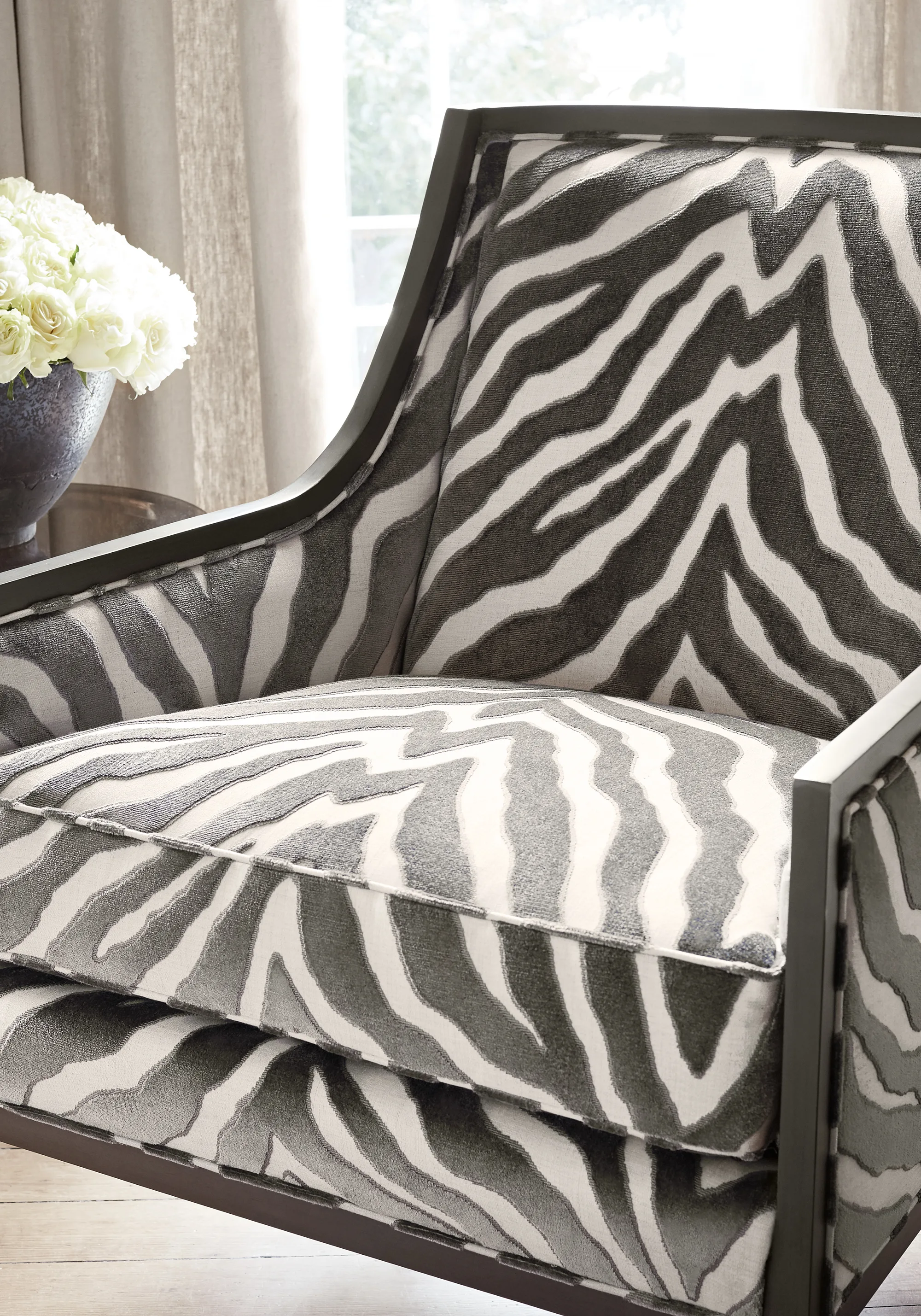 Thibaut Etosha Velvet in Graphite (W80404)