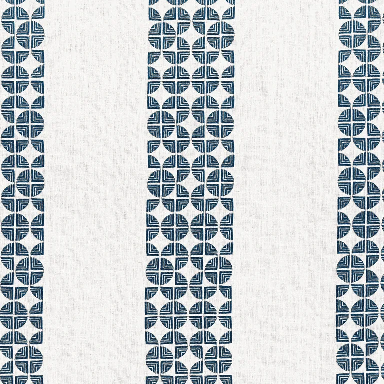 Anna French Fairmont Stripe Embroidery in Navy (AW23130)