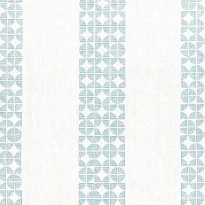 Anna French Fairmont Stripe Embroidery in Soft Blue (AW23128)