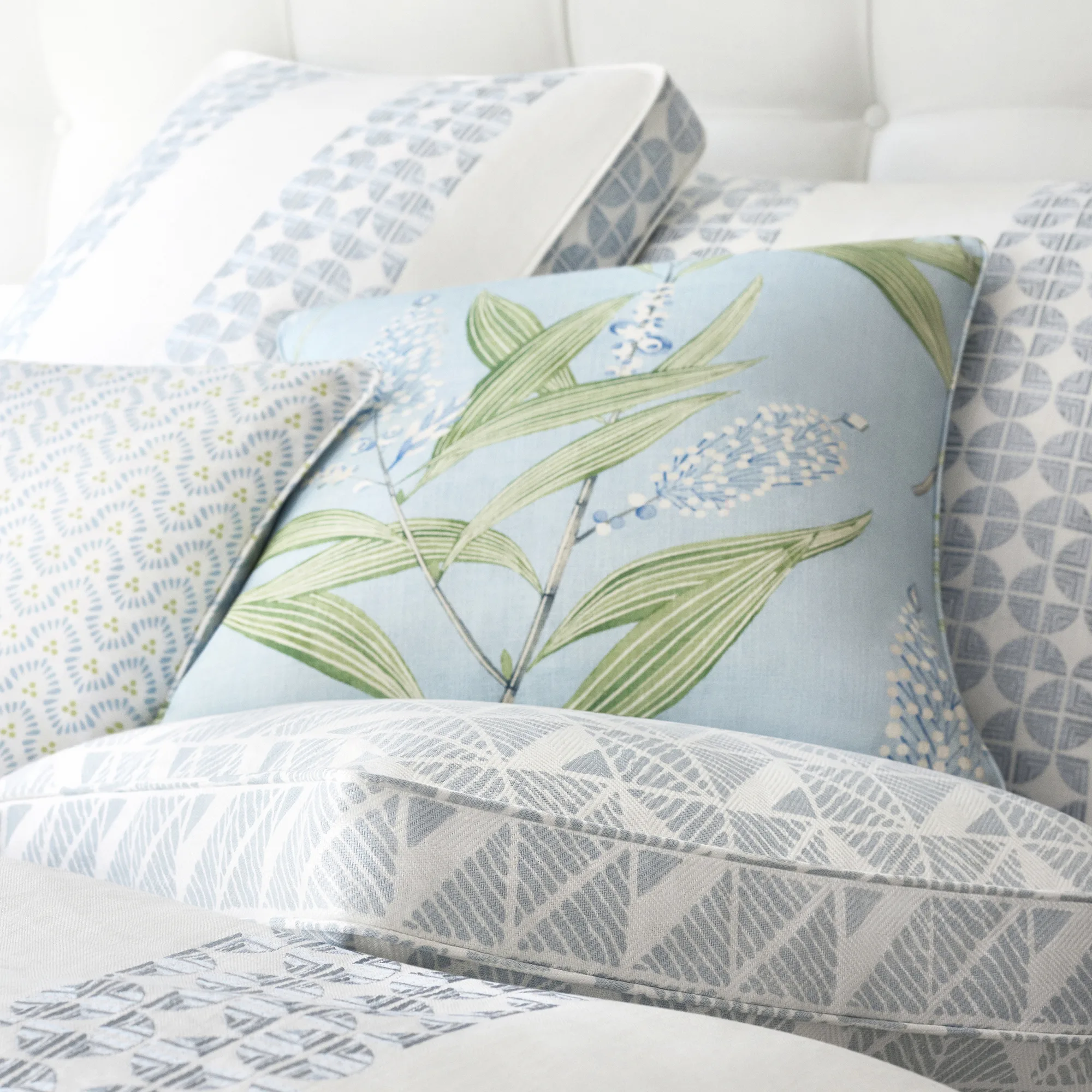 Anna French Fairmont Stripe Embroidery in Soft Blue (AW23128)