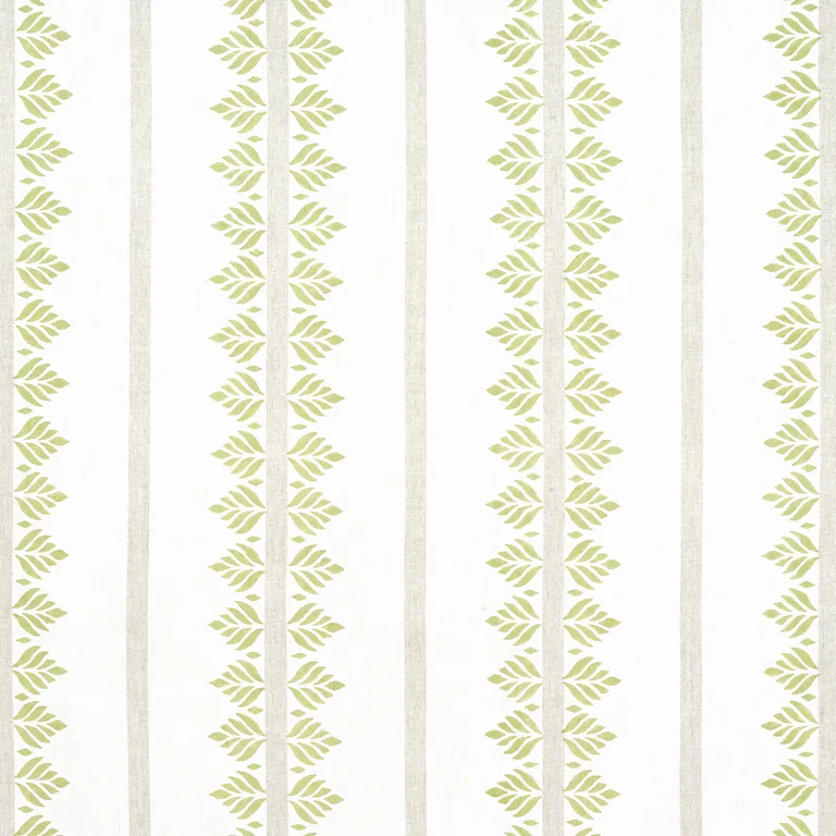Anna French Fern Stripe in Green (AF15102)
