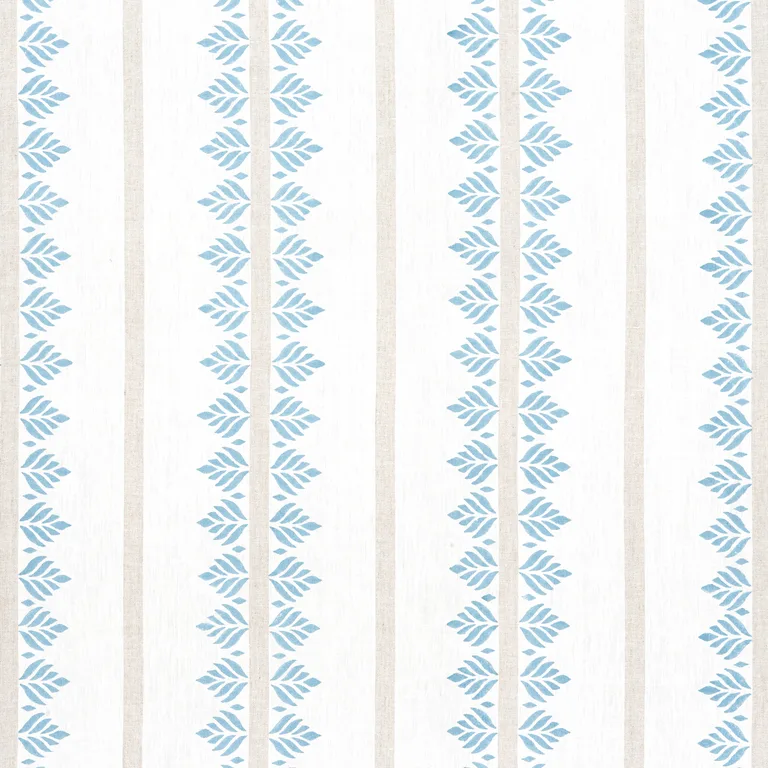 Anna French Fern Stripe in Spa Blue (AF15103)