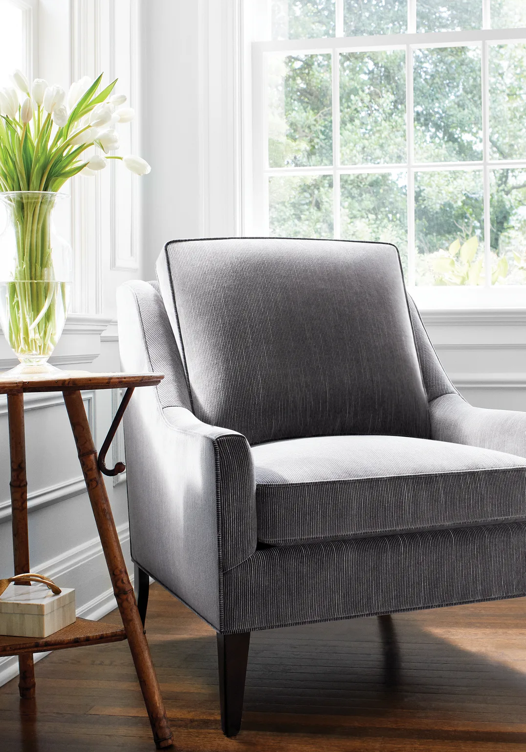 Thibaut Fino Velvet in Smoke (W8150)